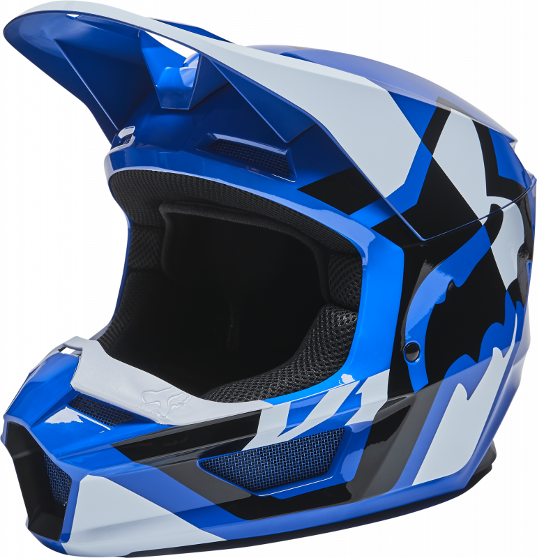 HELMET V1 LUX (BLU) ATV, Dirt Bike Kerr's Chain Saw Ltd